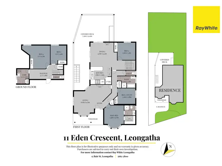 Floorplan of Homely house listing, 11 Eden Crescent, Leongatha VIC 3953