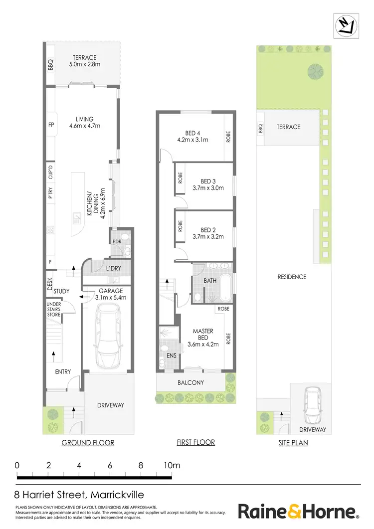 Floorplan of Homely house listing, 8 Harriet Street, Marrickville NSW 2204