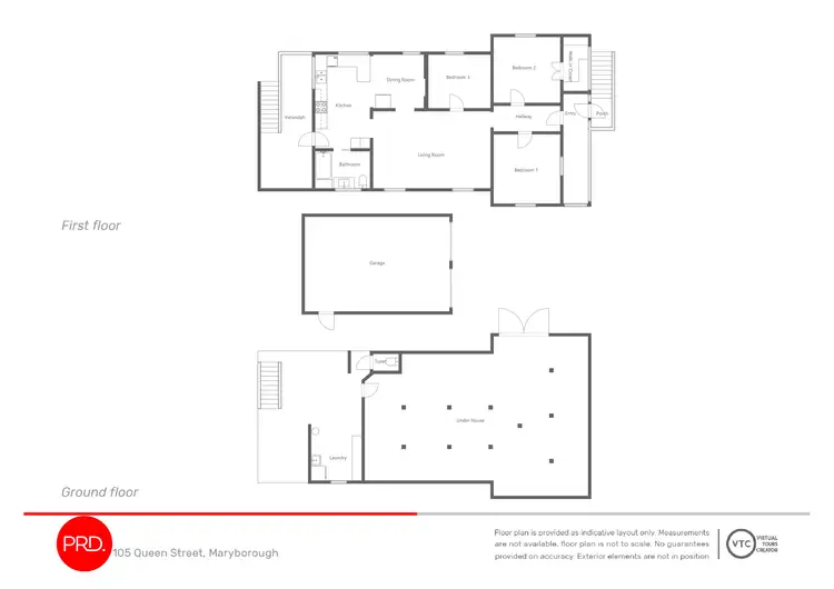 Floorplan of Homely house listing, 105 Queen Street, Maryborough QLD 4650