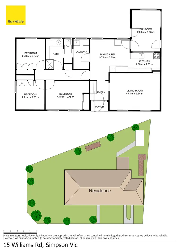 Floorplan of Homely house listing, 15 Williams Road, Simpson VIC 3266