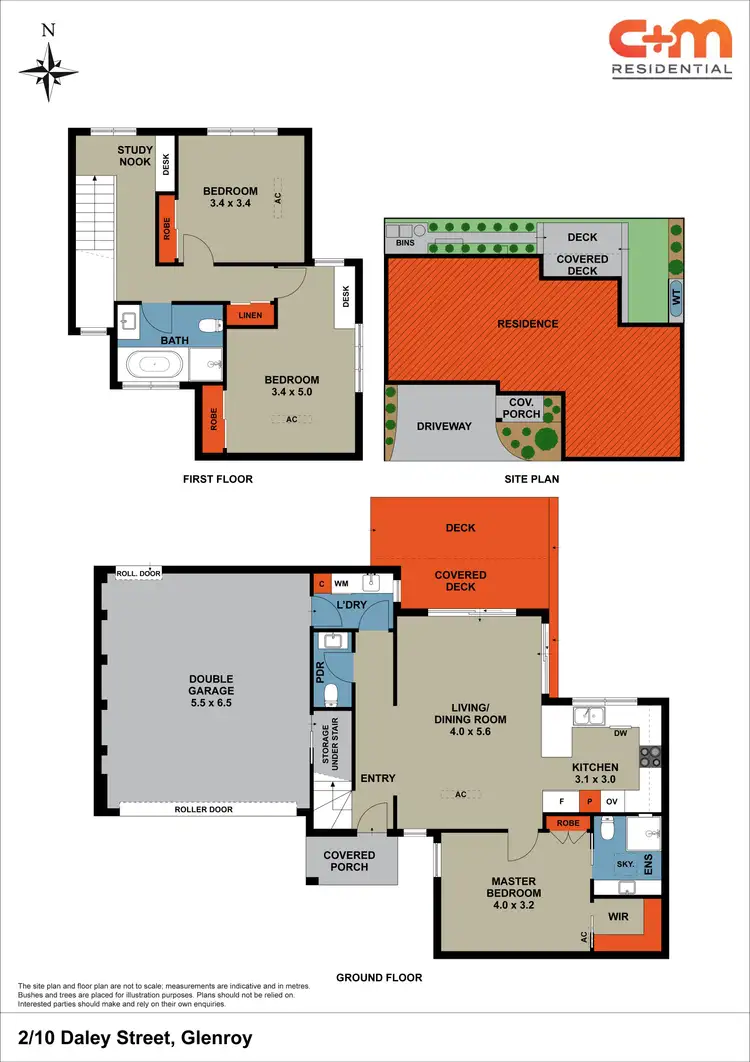 Floorplan of Homely townhouse listing, 2/10 Daley Street, Glenroy VIC 3046