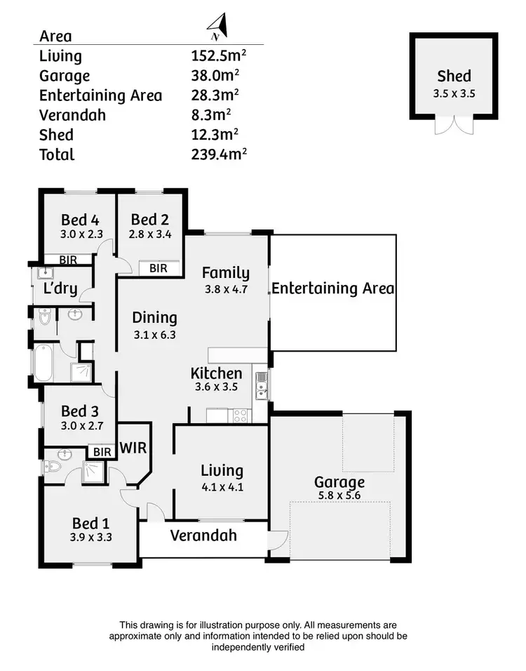 Floorplan of Homely house listing, 20 Strathford Way, Strathalbyn SA 5255