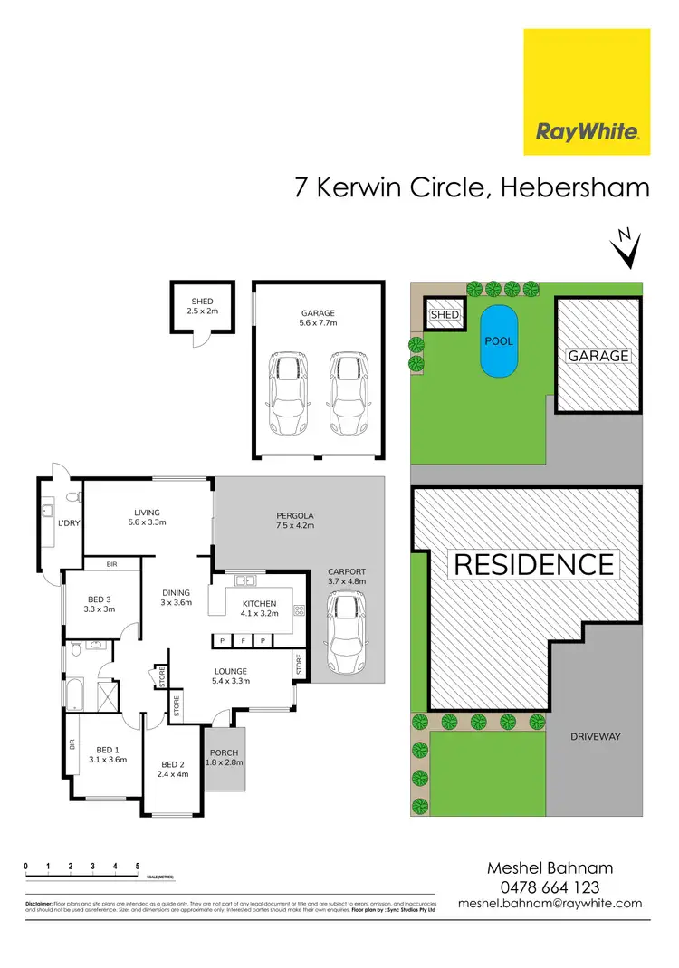 Floorplan of Homely house listing, 7 Kerwin Circle, Hebersham NSW 2770