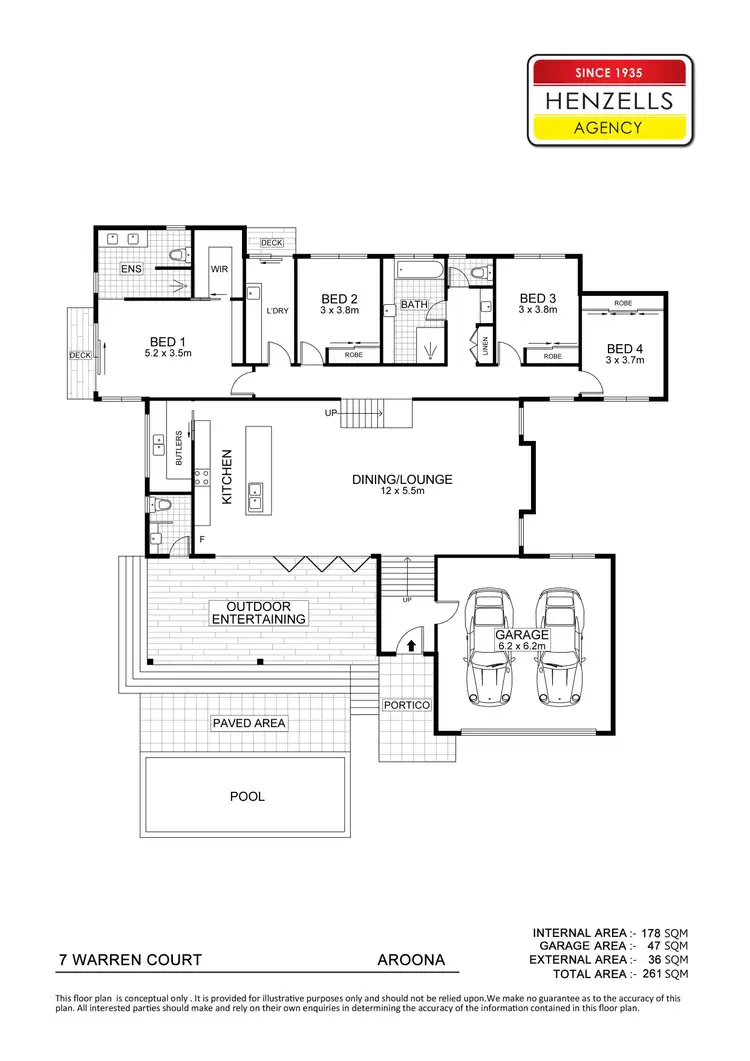 Floorplan of Homely house listing, 7 Warren Court, Aroona QLD 4551