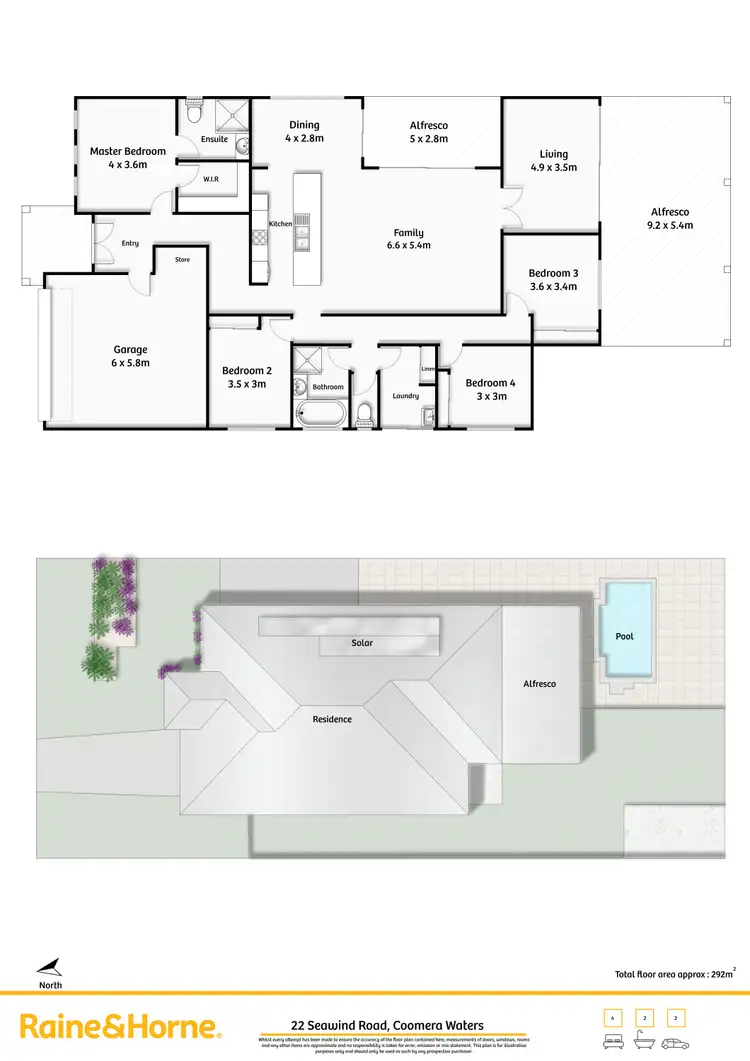 Floorplan of Homely house listing, 22 Seawind Road, Coomera Waters QLD 4209