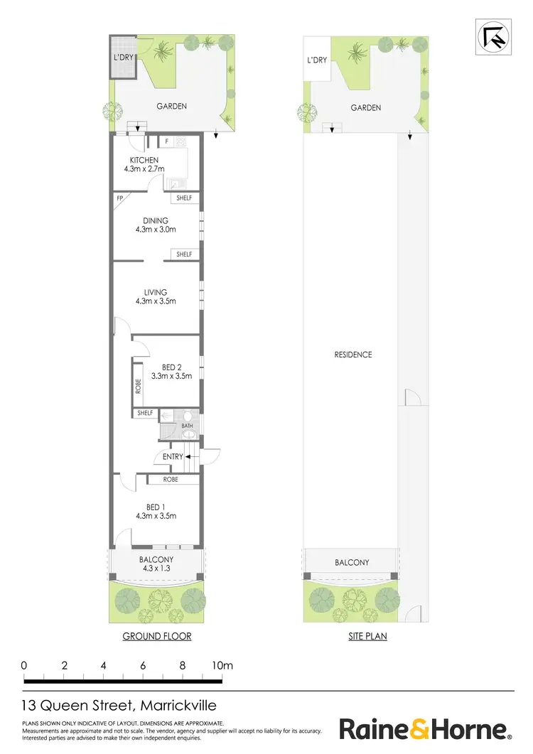 Floorplan of Homely house listing, 13 Queen Street, Marrickville NSW 2204