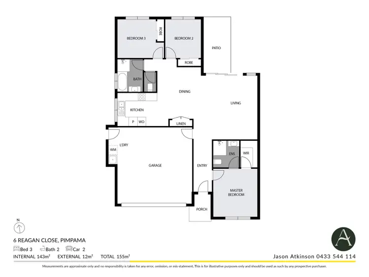 Floorplan of Homely house listing, 6 Reagan Close, Pimpama QLD 4209