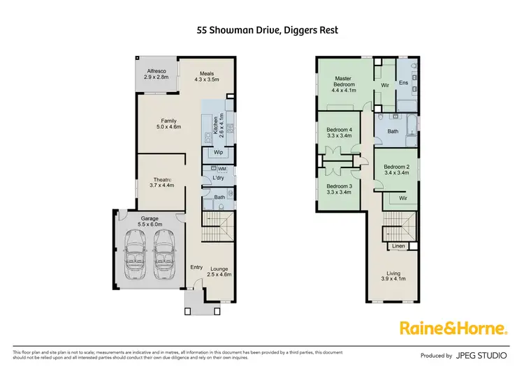Floorplan of Homely house listing, 55 Showman Drive, Diggers Rest VIC 3427