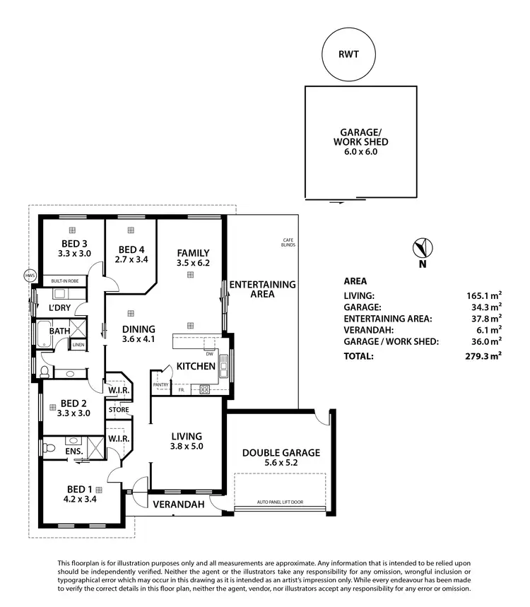 Floorplan of Homely house listing, 74 Sickerdick Street, Mannum SA 5238