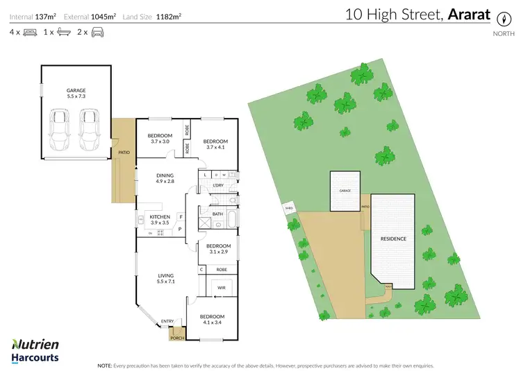 Floorplan of Homely house listing, 10 High Street, Ararat VIC 3377