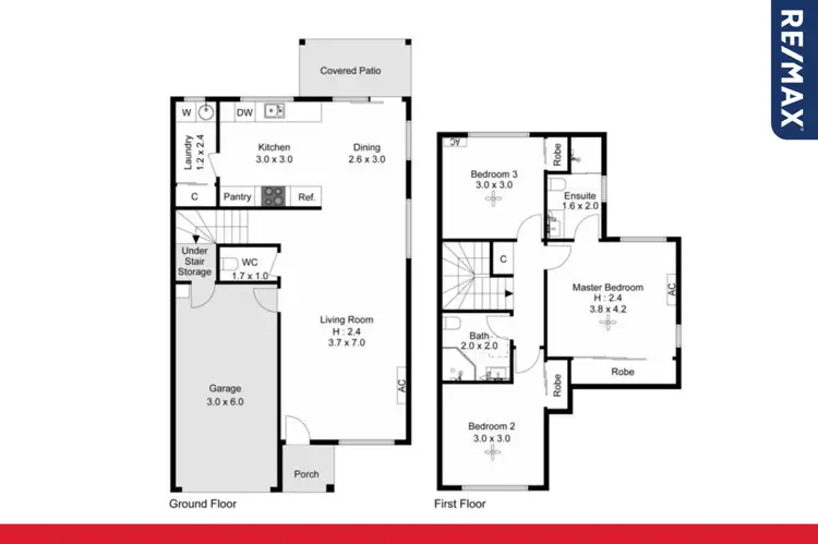 Floorplan of Homely townhouse listing, 27/20 Federation Street, Wynnum West QLD 4178