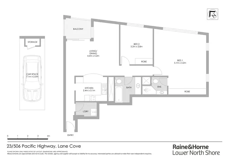 Floorplan of Homely apartment listing, 23/506-512 Pacific Highway, Lane Cove NSW 2066