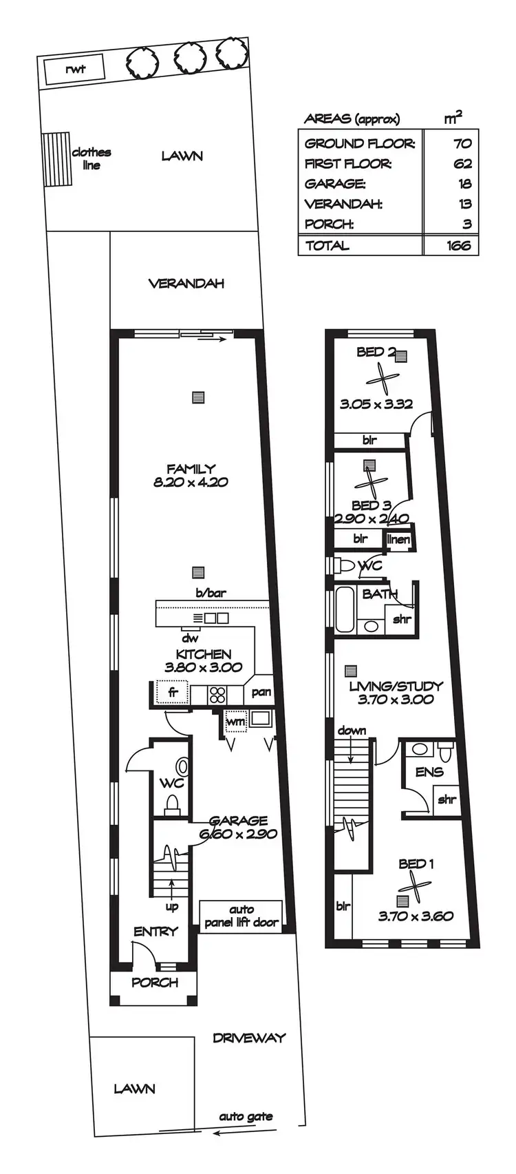 Floorplan of Homely house listing, 3D Penelope Avenue, Valley View SA 5093