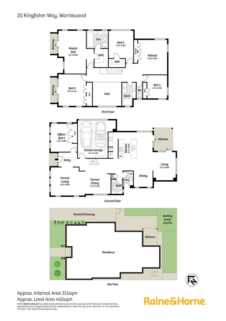 Floorplan of Homely house listing, 20 Kingfisher Way, Warriewood NSW 2102