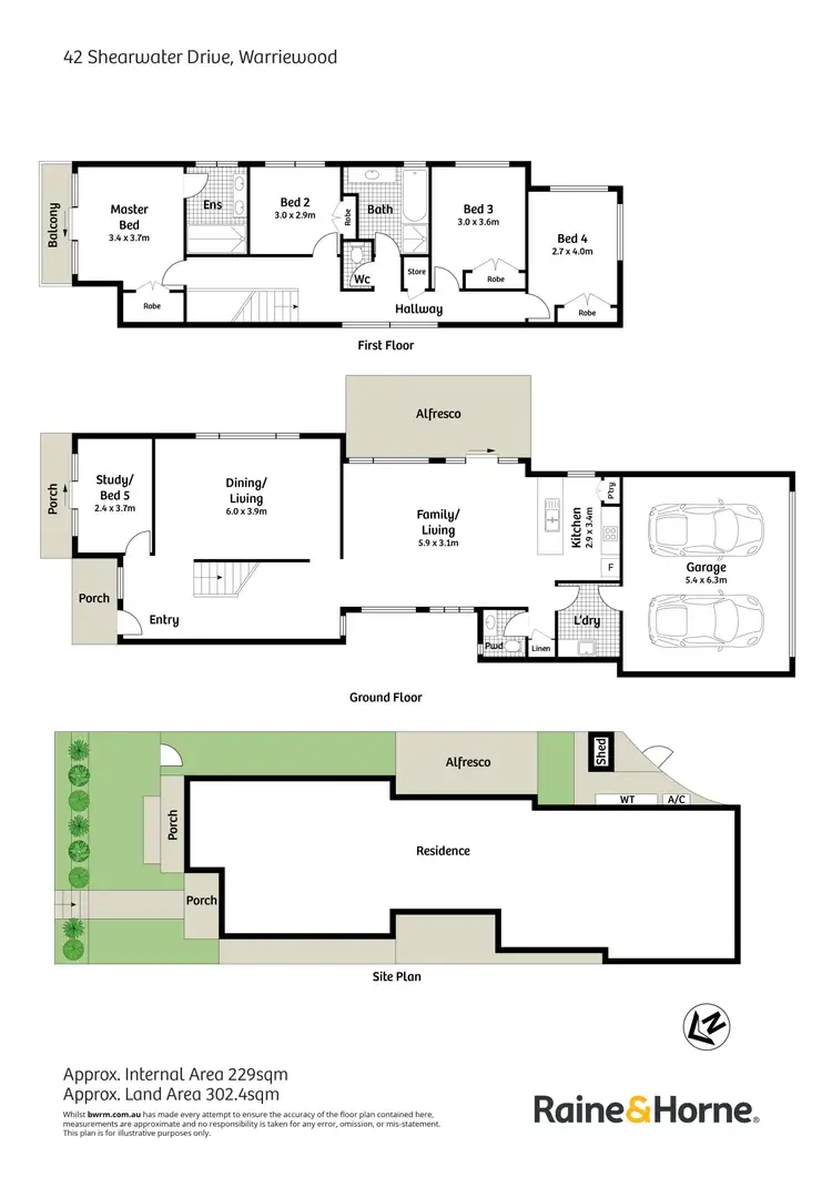 Floorplan of Homely house listing, 42 Shearwater Drive, Warriewood NSW 2102