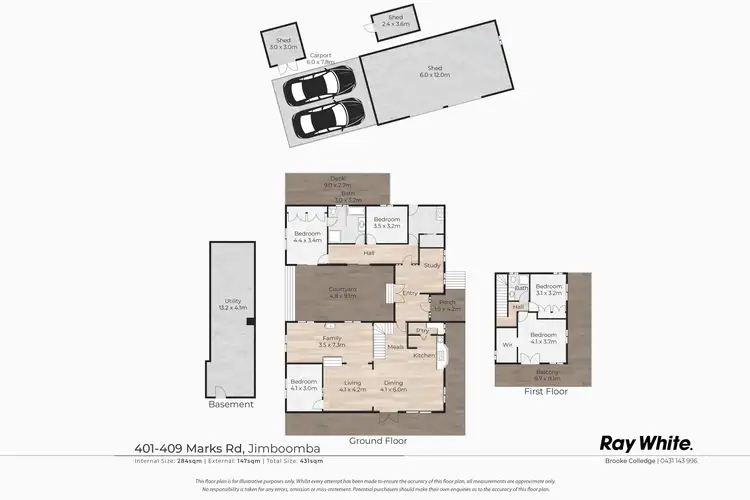 Floorplan of Homely house listing, 401-409 Marks Road, Jimboomba QLD 4280