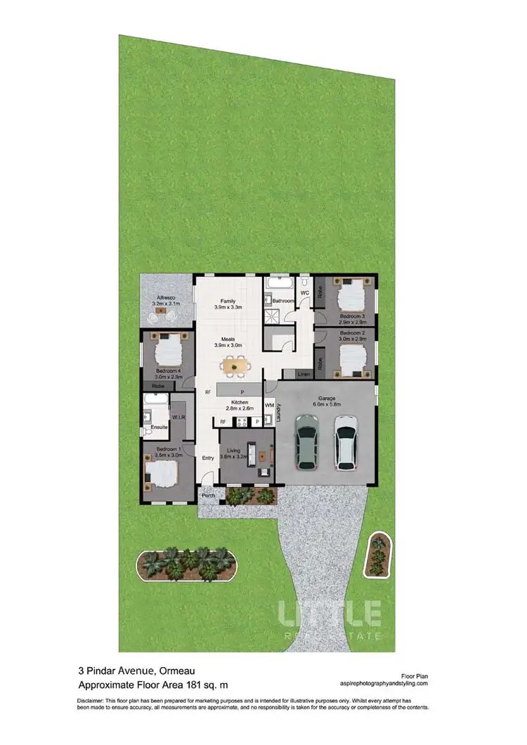 Floorplan of Homely house listing, 3 Pindar Avenue, Ormeau QLD 4208