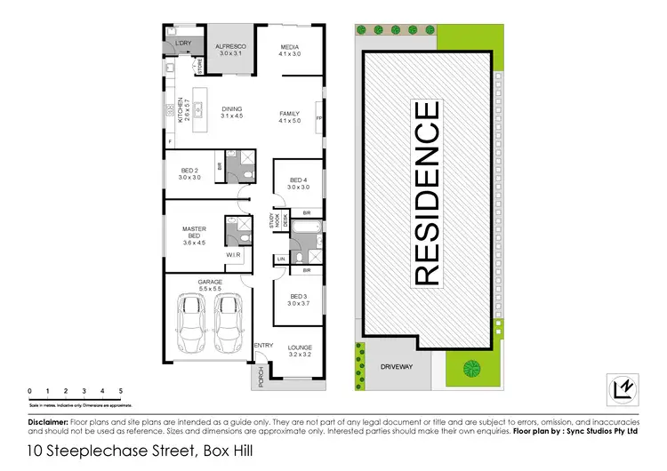 Floorplan of Homely house listing, 10 Steeplechase Street, Box Hill NSW 2765