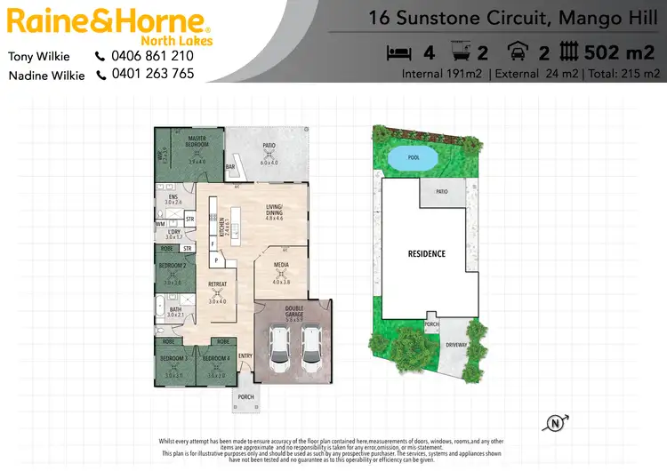 Floorplan of Homely house listing, 16 Sunstone Circuit, Mango Hill QLD 4509