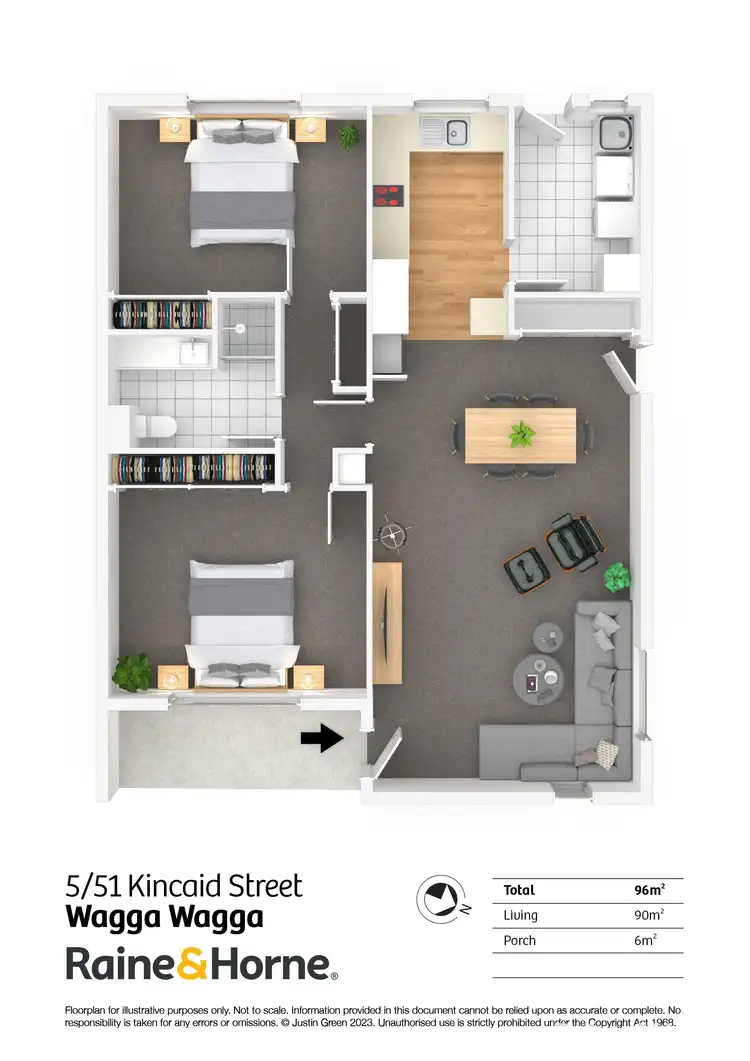 Floorplan of Homely unit listing, 5/51 Kincaid Street, Wagga Wagga NSW 2650