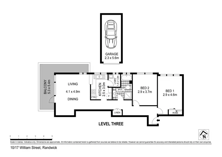 Floorplan of Homely apartment listing, 10/17 William Street, Randwick NSW 2031