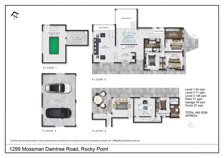 Floorplan of Homely house listing, 1299 Mossman Daintree Road, Rocky Point QLD 4873