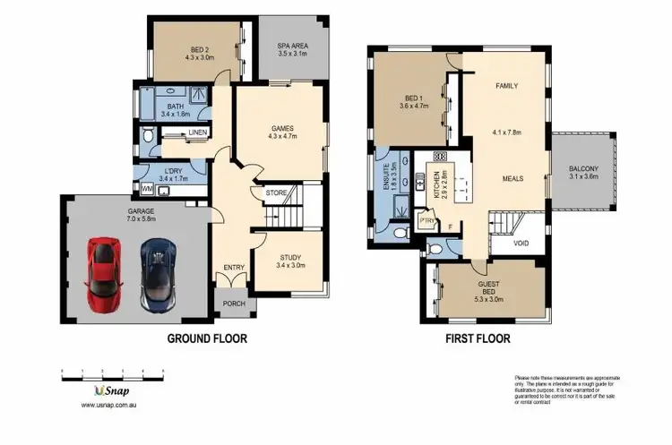 Floorplan of Homely house listing, 8 Panarea Crest, Yangebup WA 6164