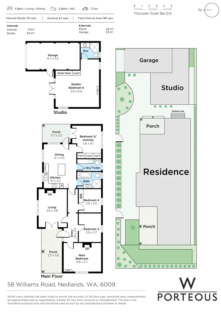 Floorplan of Homely house listing, 58 Williams Road, Nedlands WA 6009