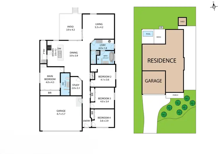 Floorplan of Homely house listing, 40 Elford Place, Mount Louisa QLD 4814