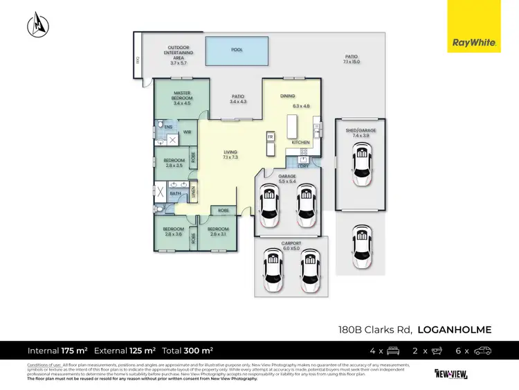 Floorplan of Homely house listing, 180B Clarks Road, Loganholme QLD 4129