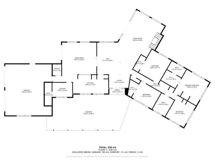 Floorplan of Homely house listing, 44 Bonavista Crescent, Doonan QLD 4562