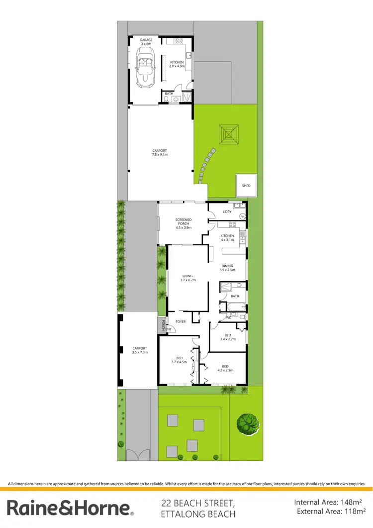 Floorplan of Homely house listing, 22 Beach Street, Ettalong Beach NSW 2257
