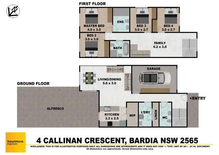 Floorplan of Homely house listing, 4 Callinan Crescent, Bardia NSW 2565