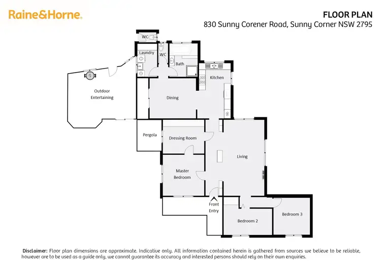 Floorplan of Homely house listing, 830 Sunny Corner Road, Sunny Corner NSW 2795