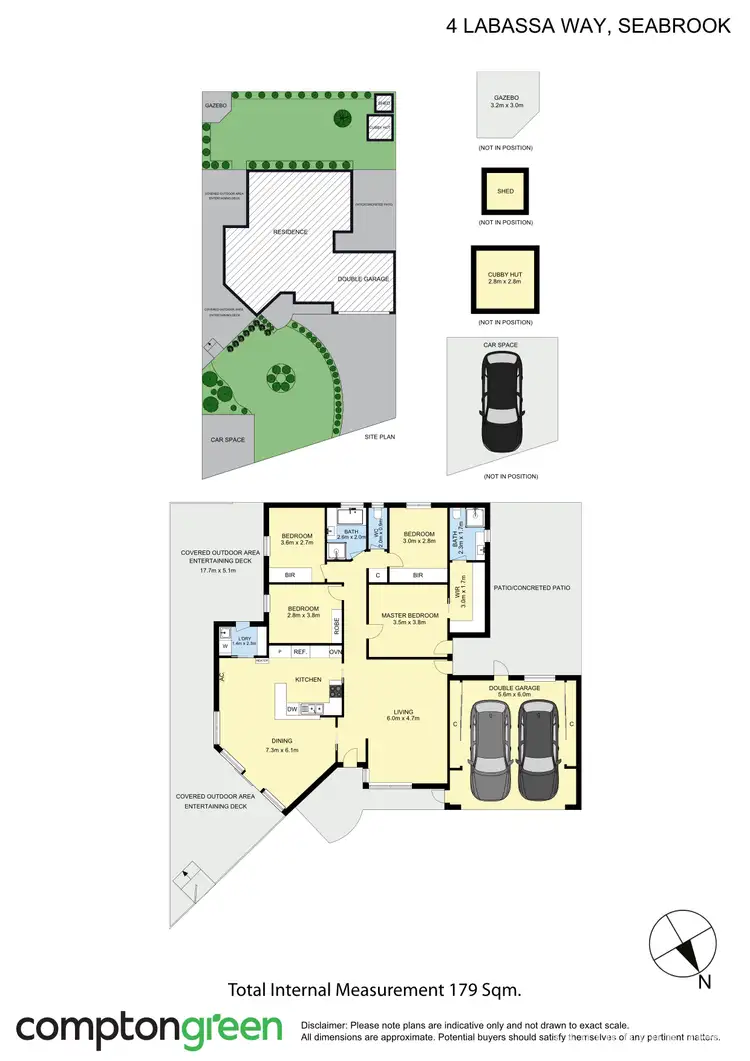 Floorplan of Homely house listing, 4 Labassa Way, Seabrook VIC 3028