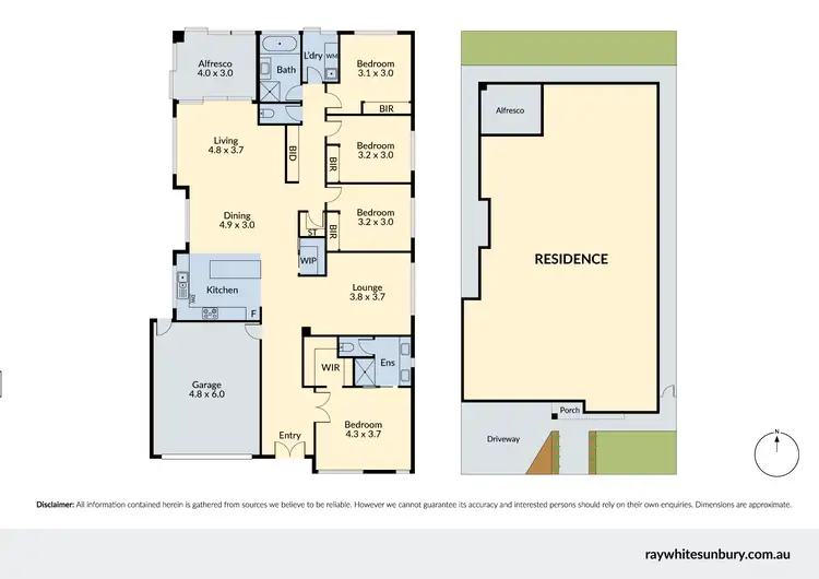 Floorplan of Homely house listing, 10 Liddiard Way, Mickleham VIC 3064