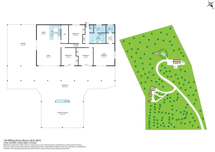Floorplan of Homely house listing, 144 Willing Drive, Nome QLD 4816