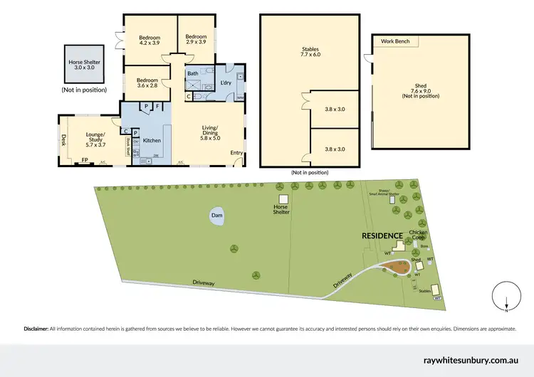 Floorplan of Homely house listing, 441 Mount William Road, Goldie VIC 3435