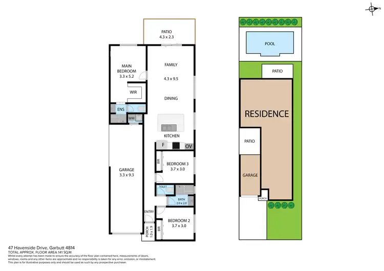 Floorplan of Homely house listing, 47 Havenside Drive, Garbutt QLD 4814
