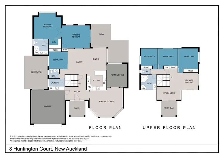 Floorplan of Homely house listing, 8 Huntington Court, New Auckland QLD 4680