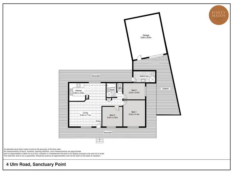 Floorplan of Homely house listing, 4 Ulm Road, Sanctuary Point NSW 2540
