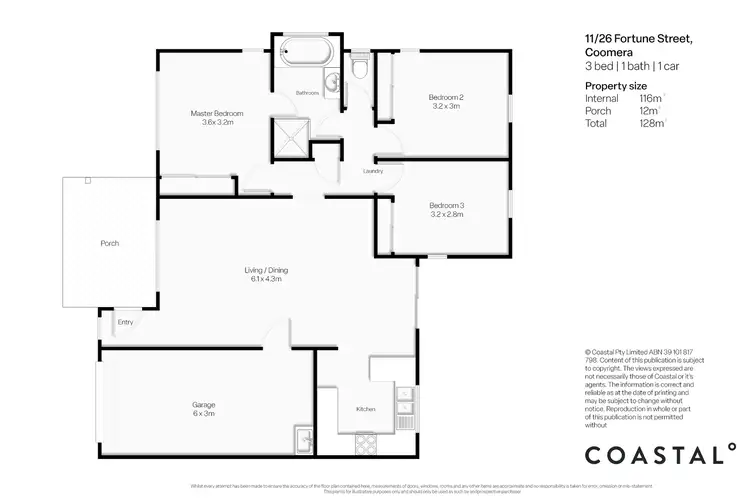 Floorplan of Homely townhouse listing, 11/26 Fortune Street, Coomera QLD 4209