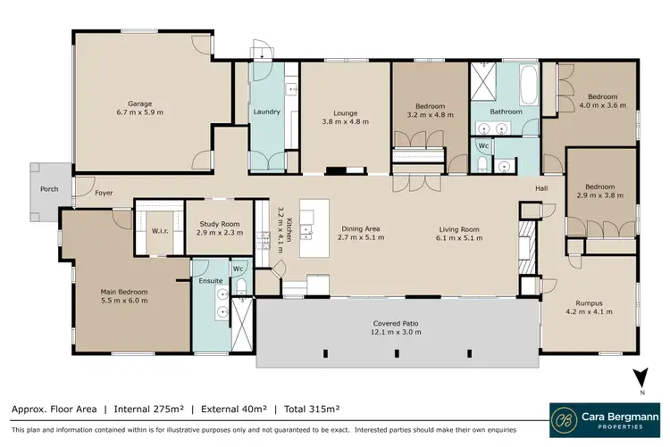 Floorplan of Homely house listing, 38 Pickering Place, Upper Kedron QLD 4055