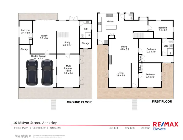 Floorplan of Homely house listing, 10 Mcivor Street, Annerley QLD 4103