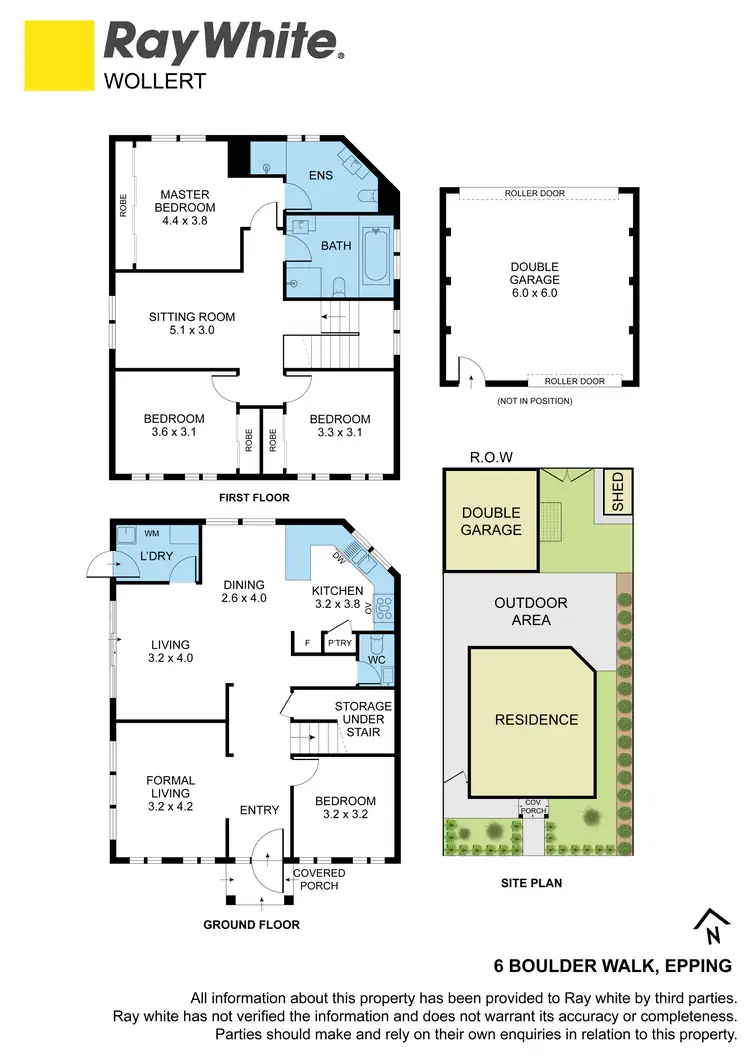 Floorplan of Homely house listing, 6 Boulder Walk, Epping VIC 3076