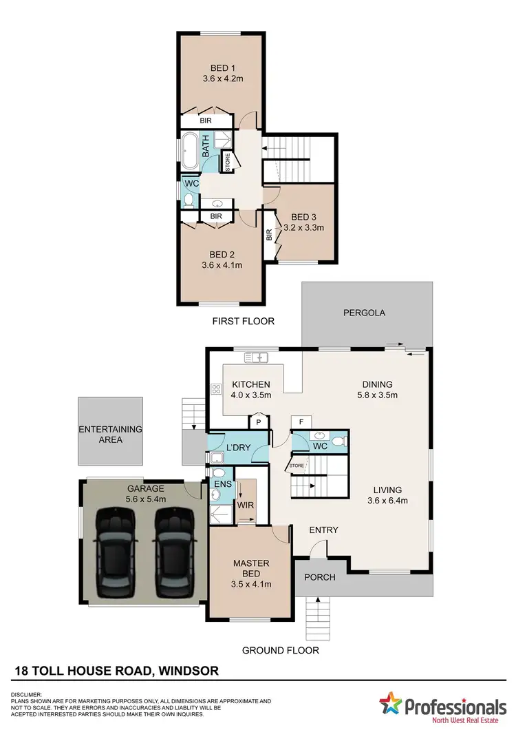 Floorplan of Homely house listing, 18 Toll House Way, Windsor NSW 2756