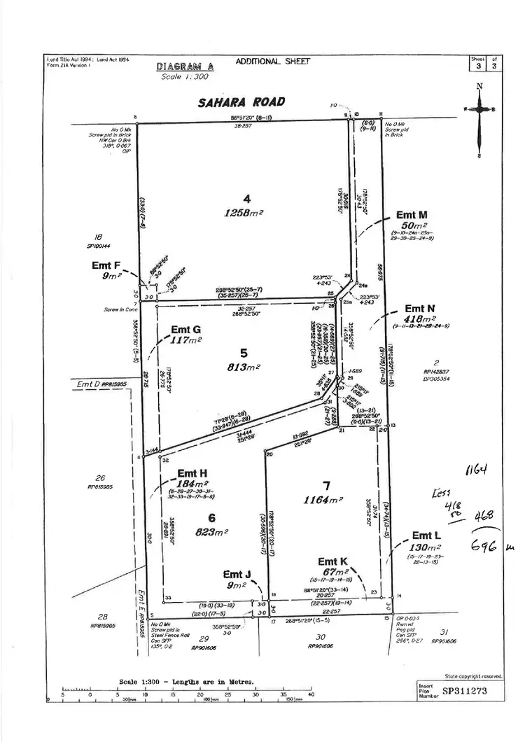 Floorplan of Homely land listing, 17B Sahara Road, Glass House Mountains QLD 4518