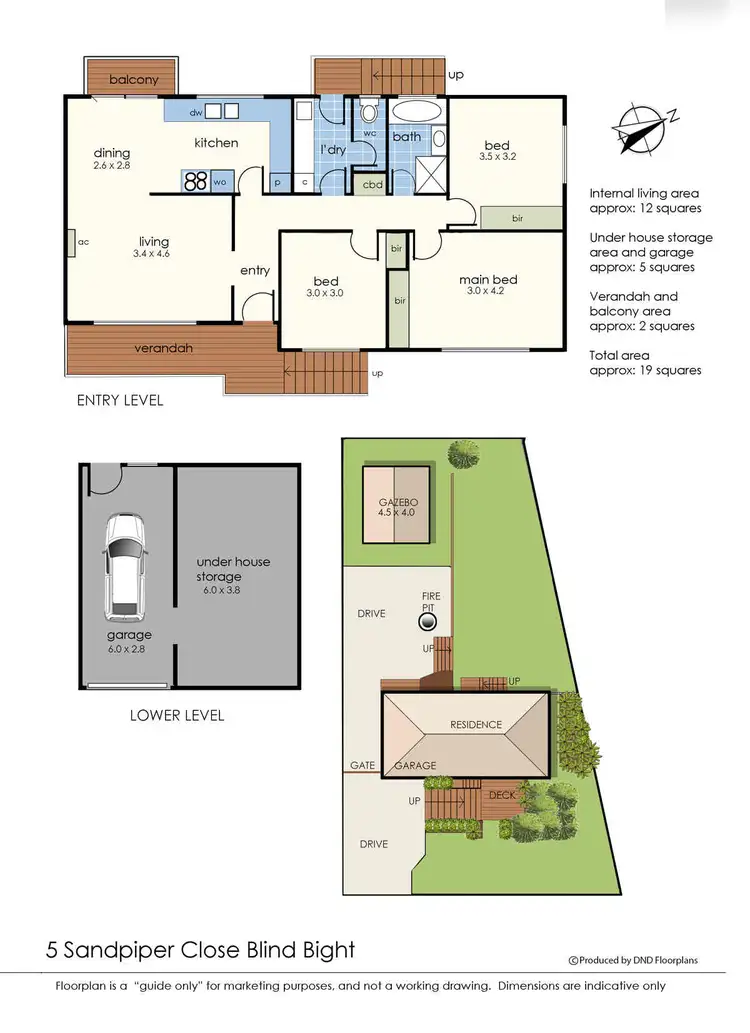 Floorplan of Homely house listing, 5 Sandpiper Close, Blind Bight VIC 3980