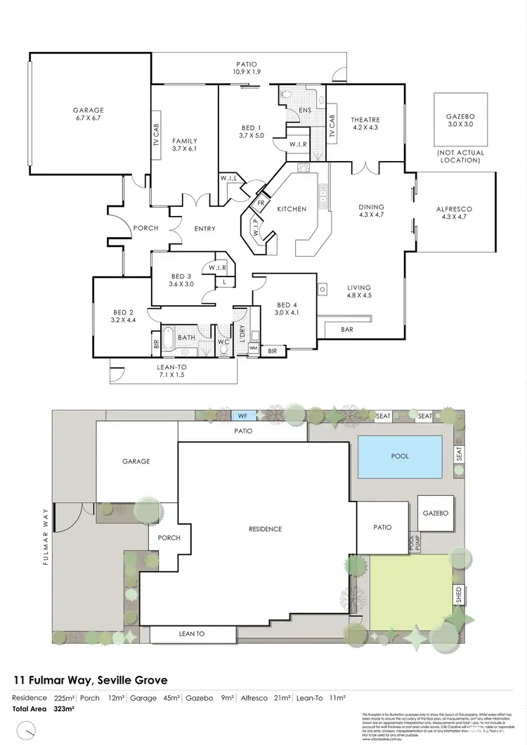 Floorplan of Homely house listing, 11 Fulmar Way, Seville Grove WA 6112