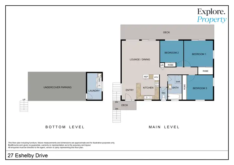 Floorplan of Homely house listing, 27 Eshelby Drive, Cannonvale QLD 4802